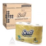93814 กระดาษชำระม้วนเล็ก SCOTT 3-Ply 48 ม้วน (19.7m.)