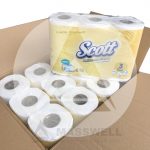 93814 กระดาษชำระม้วนเล็ก SCOTT 3-Ply 48 ม้วน (19.7m.)