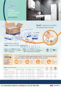 Scott กระดาษเช็ดมือ Interfold 23754