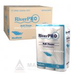 กระดาษชำระม้วนเล็ก RiverPro Medium 2ชั้น 14 เมตร (144ม้วน)