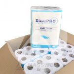 กระดาษชำระม้วนเล็ก RiverPro Medium 2ชั้น 14 เมตร (144ม้วน)