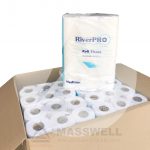กระดาษชำระม้วนเล็ก RiverPro Medium 2ชั้น 17 เมตร (144ม้วน)