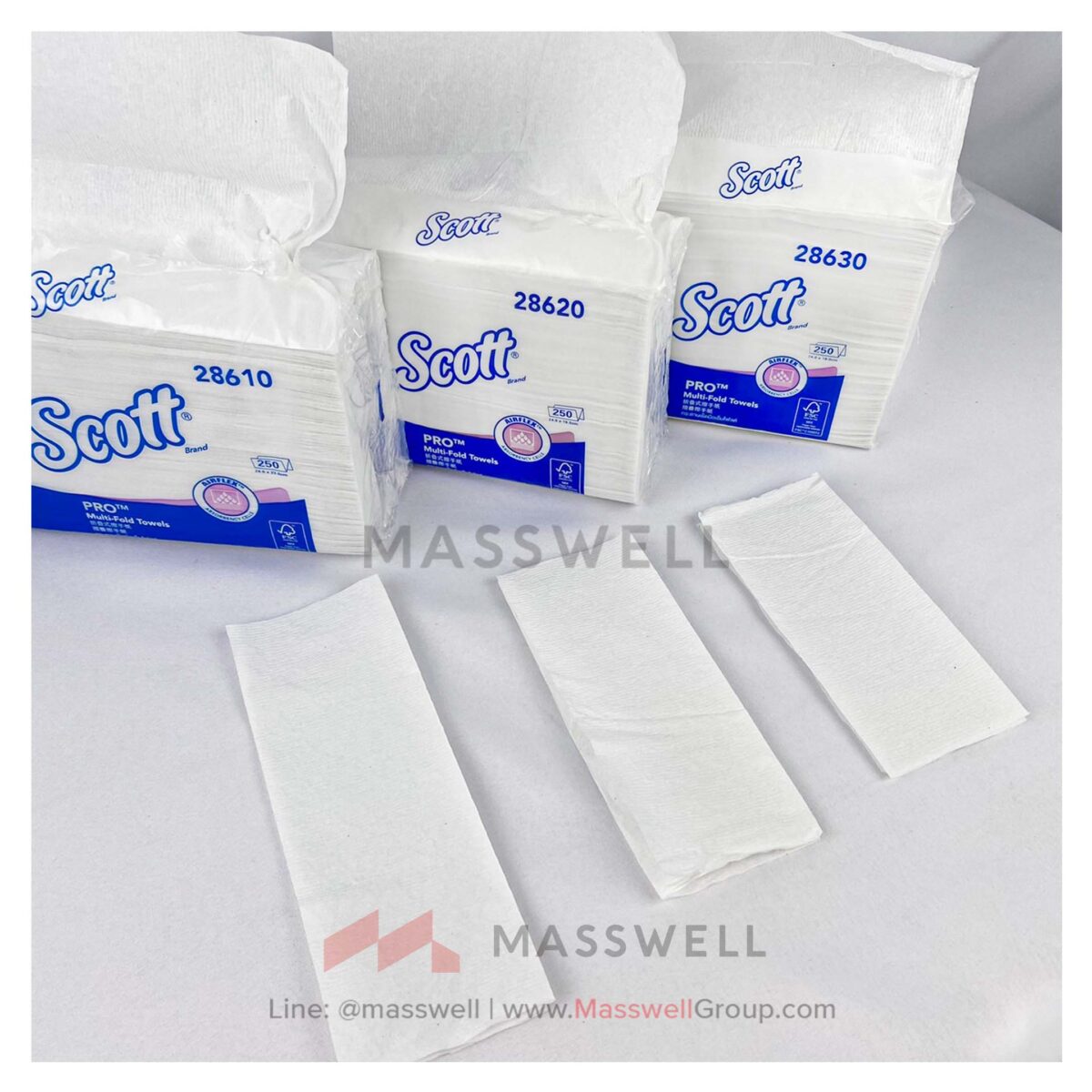 Scott กระดาษเช็ดมือ Multi-fold Towel 28610 M-Fold