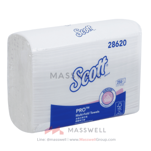 Scott กระดาษเช็ดมือ Multi-fold Towel 28620 M-Fold