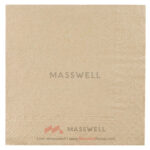 กระดาษเช็ดปาก Cocktail Napkin 33x33cm สีน้ำตาล