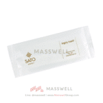 ผ้าเย็นเช็ดมือ SATO ขนาด 8x9 นิ้ว ยกลัง 1,000ชิ้น (รุ่นไม่มีน้ำหอม)