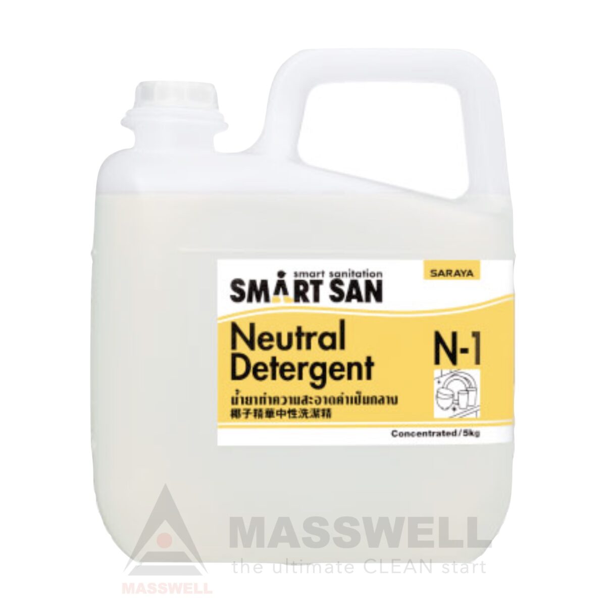 56014 น้ำยาล้างค่าเป็นกลาง Neutral Detergent N-1 5กก.
