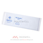 ผ้าเย็นเช็ดมือ SATO ไซส์ M รุ่นมีน้ำหอม 1,000 ชิ้น (ยกลัง)
