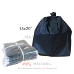 ถุงขยะพลาสติกสีดำ ขนาด 22 x 30 นิ้ว (5 กก.)