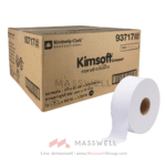 93717 กระดาษชำระม้วนใหญ่ KIMSOFT* Compact JRT 1 ชั้น 600 เมตร (ปรุ)