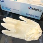 ถุงมือยาง ARISS Latex Gloves - สีขาว