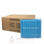 หมวก Bouffant Cap ตัวหนอน สีฟ้า (แพ็ค50)