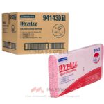 94143 ผ้าเช็ดอเนกประสงค์ WYPALL* Colour Coded Wipers Regular Duty (Red) ผ้าเช็ดครัว ผ้าทำความสะอาด ผ้าเช็ดโต๊ะ