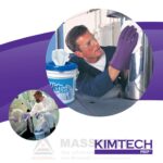 KIMTECH* WETTASK* แผ่นเช็ดทำความสะอาด Wiper for Solvent, Cleaning Chemical, Bleach