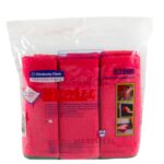 83980 WYPALL ผ้าไมโครไฟเบอร์ 40x40ซม. RED สีแดง