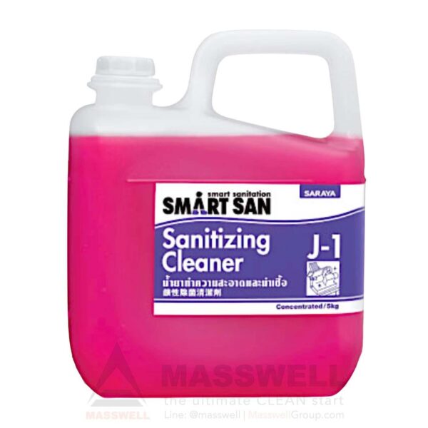Smart San น้ำยาทำความสะอาดและฆ่าเชื้อ Sanitizing Cleaner J-1 by SARAYA