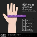 วิธีวัดขนาดถุงมือ ศรีตรัง ซาโตรี่ I'm Glove เลือกไซส์ไหนดี?