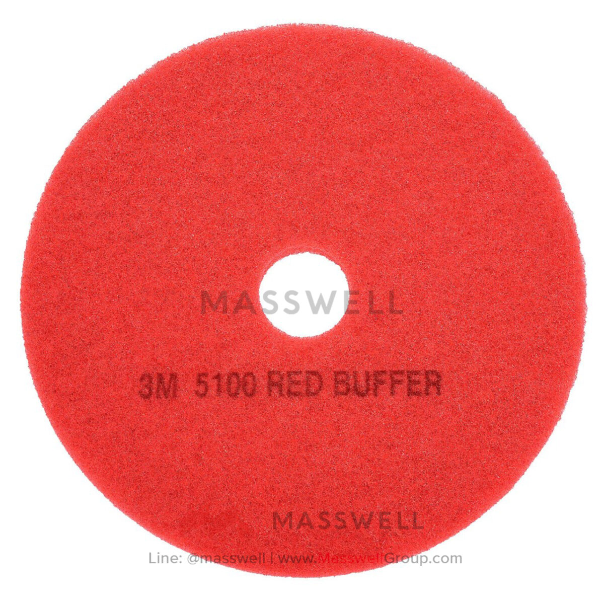 5100 3M แผ่นขัดพื้นรอบต่ำสีแดง RED BUFFER PAD