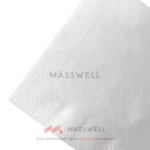 กระดาษเช็ดปาก Cocktail Napkin 24x24cm สีขาว พับ 4 ส่วน