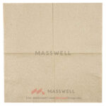 กระดาษเช็ดปาก Cocktail Napkin 33x33cm สีน้ำตาล