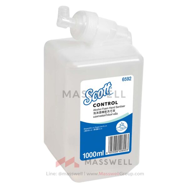 6592 แอลกอฮอลล้างมือ SCOTT® Control Alcohol Foam Hand Sanitizer 1000มล.