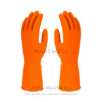 ถุงมือยางธรรมชาติ ARISS รุ่น AG3 งานอุตสาหกรรม - สีส้ม