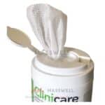 Clinicare Ultra Disinfectant แผ่นเช็ดฆ่าเชื้อทำความสะอาด กระป๋อง 180 แผ่น