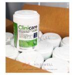 Clinicare Ultra Disinfectant แผ่นเช็ดฆ่าเชื้อทำความสะอาด กระป๋อง 180 แผ่น