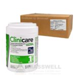 Clinicare Ultra Disinfectant แผ่นเช็ดฆ่าเชื้อทำความสะอาด กระป๋อง 180 แผ่น