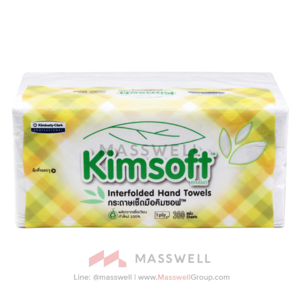 23823 Kimsoft กระดาษเช็ดมือ Interfold