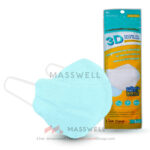 Link Care 3D หน้ากากอนามัย ผู้ใหญ่ สีฟ้า 1 ชิ้น