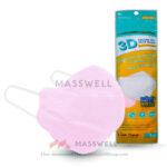 Link Care 3D หน้ากากอนามัย ผู้ใหญ่ สีชมพู 1 ชิ้น