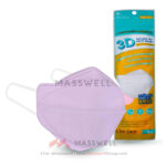 Link Care 3D หน้ากากอนามัย ผู้ใหญ่ สีม่วง 1 ชิ้น