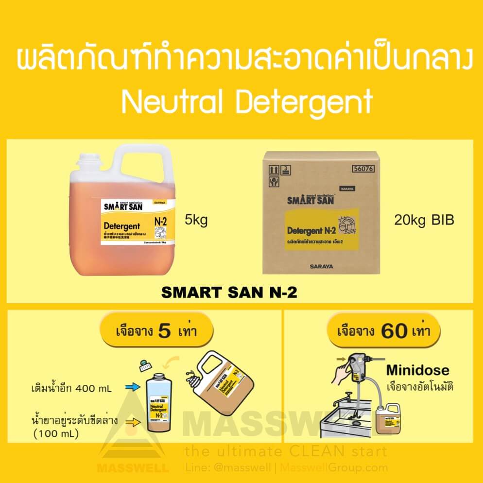 น้ำยาล้างค่าเป็นกลาง Neutral Detergent N-2