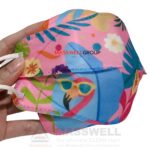 Link Care 3D หน้ากากอนามัย ผู้ใหญ่ Flamingo Beach Party ลายนกฟลามิงโก้ ปาร์ตี้ชายหาด