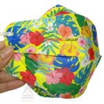 Link Care 3D หน้ากากอนามัย ผู้ใหญ่ Chaba Flower ลายดอกไม้ ดอกชบา สงกรานต์ 2022