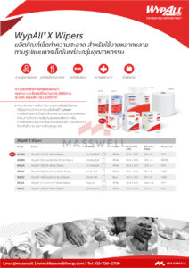 65900 WypAll X50 Quater Fold Wipers ใช้แทนเศษผ้า