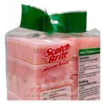 สก๊อตช์ไบรต์ Scotch-Brite No.100 Sponge Laminated 3M ใยขัดสีชมพู+ฟองน้ำ