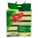 3M Sponge Laminated No.96 แผ่นใยขัดสองประสงค์ สีเขียว ติดฟองน้ำ