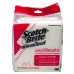3M Scotch Brite Sponge Net ฟองน้ำหุ้มตาข่าย (10แผ่น/ห่อ) - Regular Net