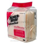3M Scotch Brite Sponge Net ฟองน้ำใยตาข่าย รุ่นพิเศษ รุ่นแรงขัดสูง (12แผ่น/ห่อ) - Nylon Net