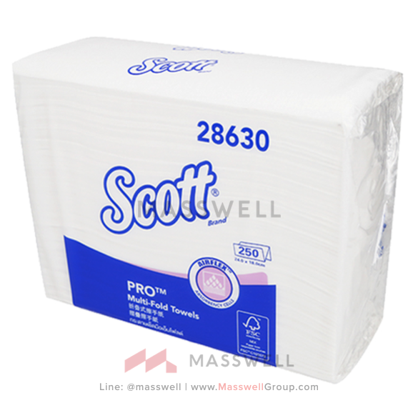 Scott กระดาษเช็ดมือ Multi-fold Towel 28630 M-Fold
