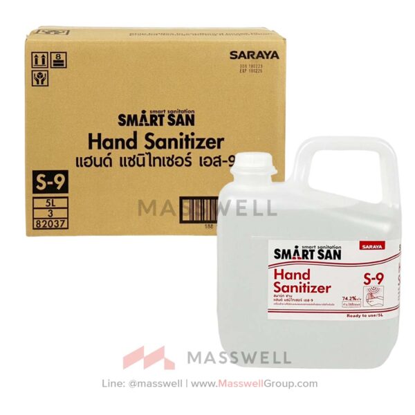 SMART SAN แอลกอฮอล์ฟู้ดเกรดS-9 Alcohol Sanitizer