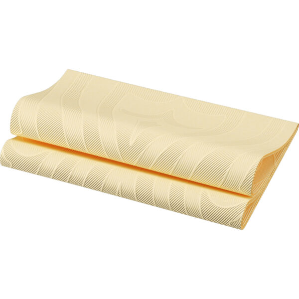 กระดาษเช็ดปากเนื้อคล้ายผ้า Duni Elegance® Napkin Lily 40 x 40 cm Cream 240 pcs/box (6 x 40 pcs)