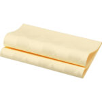 กระดาษเช็ดปากเนื้อคล้ายผ้า Duni Elegance® Napkin Crystal 40 x 40 cm Cream 240 pcs/box (6 x 40 pcs)