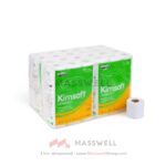0491 กระดาษชำระม้วนเล็ก Kimsoft* 96ม้วน (14m.)