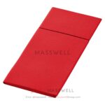 CUSTOMISED NAPKIN กระดาษเช็ดปาก รูปแบบพับกระเป๋า พิมพ์โลโก้