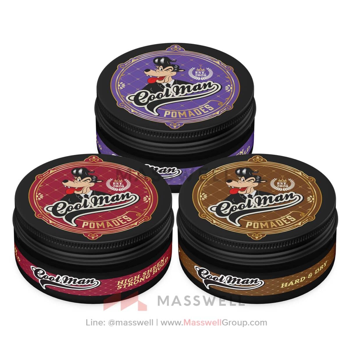 Cool Man ผลิตภัณฑ์จัดแต่งทรงผม Pomade 75 กรัม