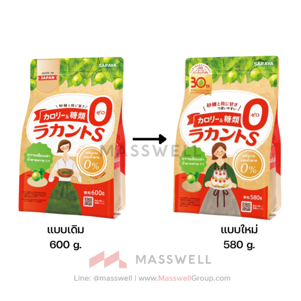 Lakanto S Granule น้ำตาลหล่อฮังก๊วย 580g.
