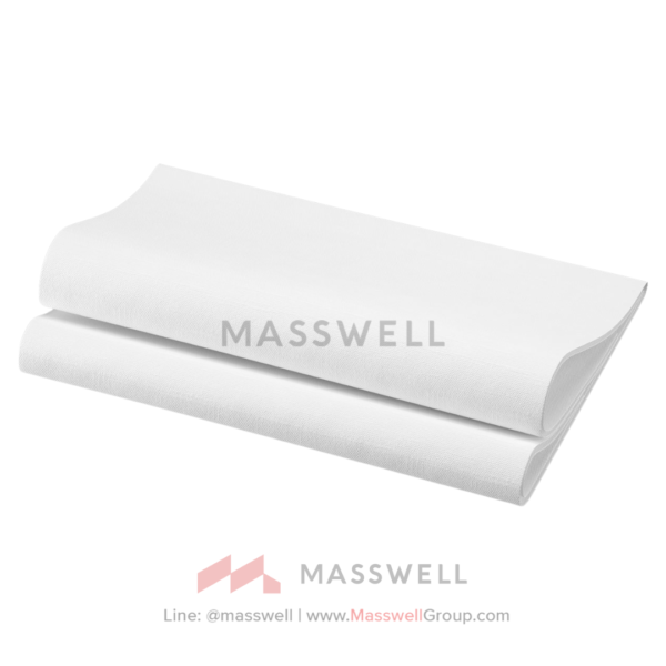 กระดาษเช็ดปากเนื้อคล้ายผ้า Dunisoft® Napkin 48 x 48 cm White